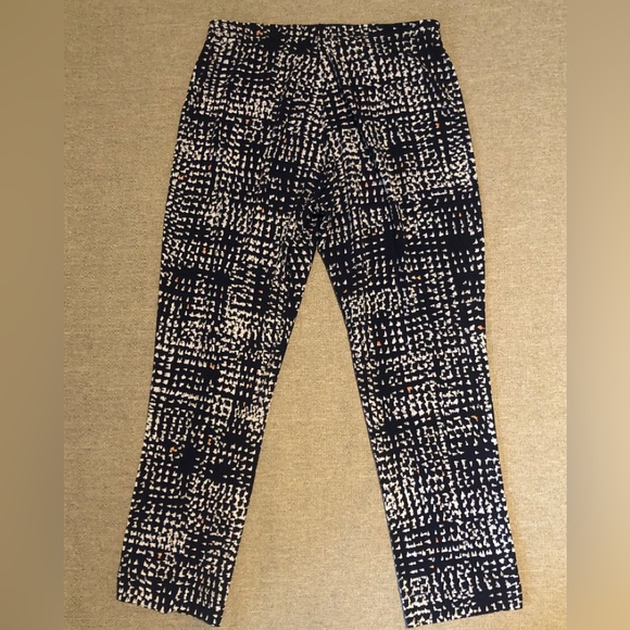 Clara Sun Woo Capri Navy Dotted V Print M - Picture 2 of 8